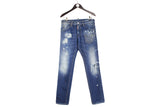 Dsquared2 Jeans 48 made in Italy luxury blue authentic streetwear denim pants