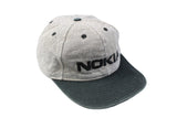 Vintage Nokia Cap gray big logo 90s connecting people hat