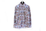 Eton Shirt Large floral pattern classic casual authentic shirt