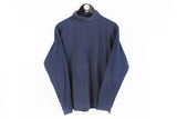 Vintage Nike Turtleneck Small blue sweatshirt 90's