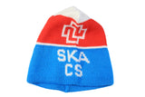Vintage SKA CS Hat Suisse Credit Association red blue white winter ski style