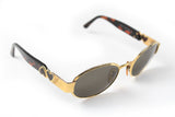 Vintage Moschino Sunglasses rare retro style Love 90s gold frame glasses luxury