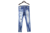 Dsquared2 Jeans 46 blue streetwear made in Italy authentic luxury denim pants