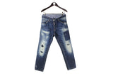 Dsquared2 Jeans 46 streetwear blue authentic casual luxury denim made in Italy pants