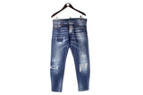 Dsquared2 Jeans 46 blue made in Italy authentic streetwear casual denim pants