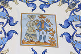 Vintage Hermes "Early America" Francoise de la Perriere Scarf