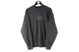 Vintage Umbro Sweatshirt Medium black big logo 90s retro sport style crewneck