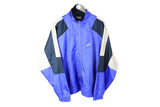 Vintage Nike International Track Jacket Large / XLarge purple 90's full zip retro style windbreaker
