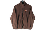 Vintage Lowe Alpine Fleece Full Zip Small brown ski style outdoor sweater 90s sport jumper