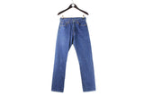 Vintage Levi's 501 Jeans W 28 L 32 blue classic 90s retro denim pants made in USA