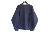 Vintage Calvin Klein Sweatshirt blue big logo 90s bootleg retro style crewneck