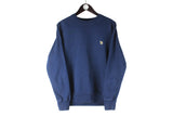 Paul Smith Sweatshirt Medium blue minimalistic crewneck authentic jumper