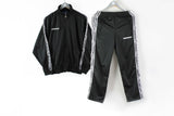 Vintage Umbro Tracksuit XSmall / Small black white big logo full sleeve logo 90s jacket pants