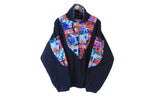 Vintage Fleece 1/4 Zip XLarge winter sweater 90's ski style