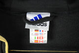Vintage Adidas Hoodie Snap Buttons Medium