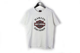 Vintage Harley-Davidson 1996 T-Shirt Medium white 90s Motor Cycles tee