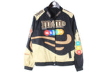 M&M's Racing Jacket big logo NASCAR retro sport style USA windbreaker