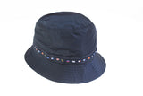 Vintage Paul & Shark Yachting Bucket Hat navy blue 90's style