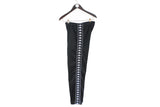 Vintage Kappa Track Pants Small black white 90's classic sport style trousers