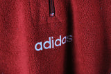 Vintage Adidas Fleece 1/4 Zip Large