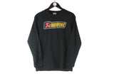 Vintage Akrapovic Long Sleeve T-Shirt Small black  tuning centre Akrapovič  Slovenian manufacturer of exhaust systems racing Moto GP