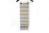 Burberry Nova Check Scarf authentic blue wool plaid pattern