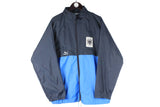 Vintage Puma Bundeswehr Jacket XLarge blue small logo 90s retro classic windbreaker Germany Army sport style