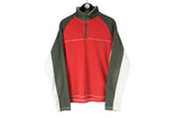 Vintage O'Neill Fleece 1/4 Zip XLarge red sweater 00s ski style snowboard outdoor pullover