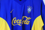 Vintage Nike Brazil Coca-Cola Jersey T-Shirt Large / XLarge