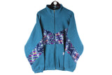 Vintage Dalemar Fleece Full Zip XXLarge 90s outdoor sport style ski sweater retro jumper