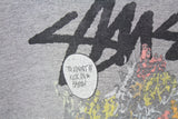 Stussy "yo Vinny, Kick In The Bass" T-Shirt Medium