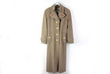 Vintage Rena Lange Coat Women's Small / Medium brown alpaca 90s retro wear style jacket
