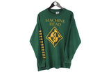 Vintage Machine Head Long Sleeve T-Shirt Large / XLarge green big logo retro style crewneck jumper music rock domination 1995 t-shirt