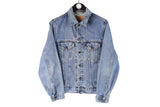 Vintage Levi's Jacket Small / Medium blue retro 90s heavy USA jacket