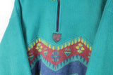Vintage Walking Polartec Fleece 1/4 Zip Large