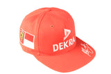 Vintage Ferrari Dekra Cap Michael Schumacher 90s 00s retro Formula 1 F1 sport hat