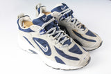Vintage Nike Sneakers Women's US 6.5 gray blue 90s retro sport style trainers shoes