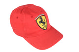 Vintage Ferrari Cap red big logo 90's baseball Michael Schumacher hat
