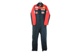 Vintage Probiker Moto Stuff Coveralls Medium black red pirelli moto GP big logo 90s racing suit