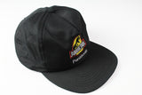 Vintage Jurassic Park Panasonic Cap black 90s big logo