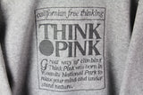 Vintage Think Pink Fleece 1/4 Zip Small