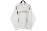 Vintage Adidas Sweatshirt XLarge gray crewneck 90s jumper retro small logo pullover