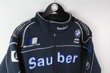Vintage BMW Sweatshirt Full Zip Medium