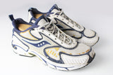 Vintage Saucony Grid Sneakers Women's US 8.5 white 90s retro sport style trainers shoes