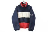 Vintage Nautica Puffer Jacket Medium red double sided down jacket 90s style small logo
