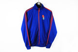 Adidas Originals Track Jacket Medium / Large blue 90s sport retro style full zip windbreaker