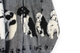 Vintage Dog Fleece Full Zip XLarge