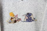 Vintage Winnie The Pooh Disney Fleece Half Zip Small
