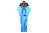 Vintage Nevica Ski Suit XLarge blue black 90s retro jumpsuit mountains rare jumps suit