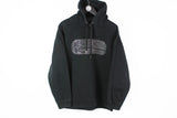 Vintage Karl Kani Hoodie Medium black big logo 90s hip hop hooded jumper
